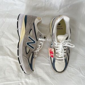 NWT New Balance 990v4 “Grey Day” Made in USA Sneakers